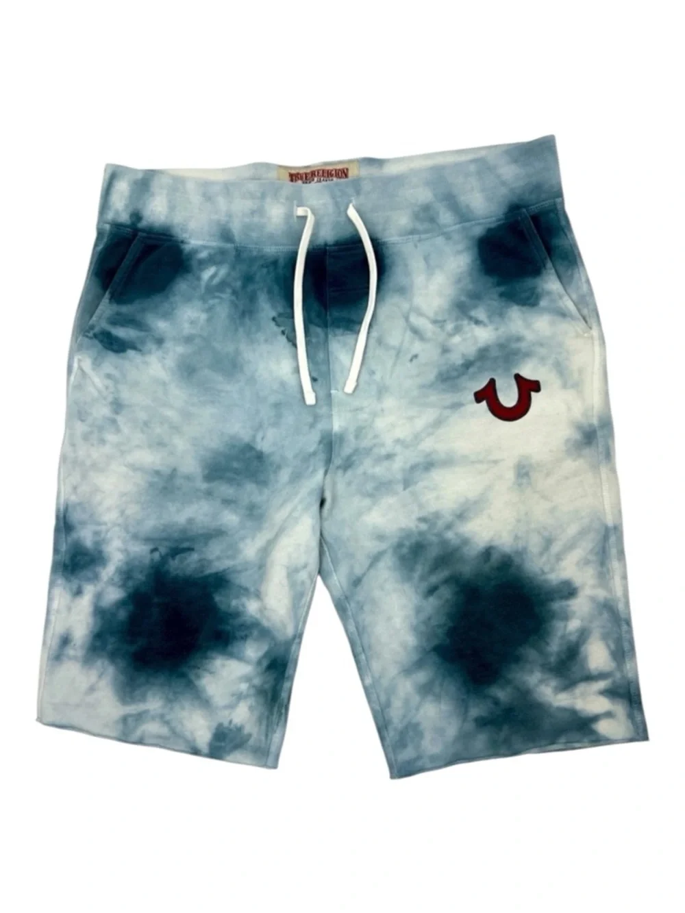 True Religion Camouflage Logo Men's Sweat Shorts SZ Large (New)